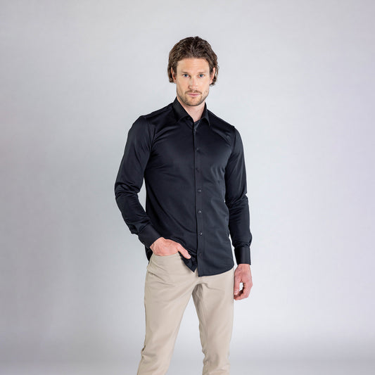 Chemise performante noire